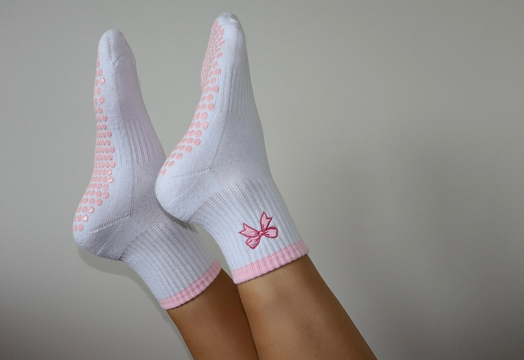 PILATES GRIP SOCKS - BLUSH
