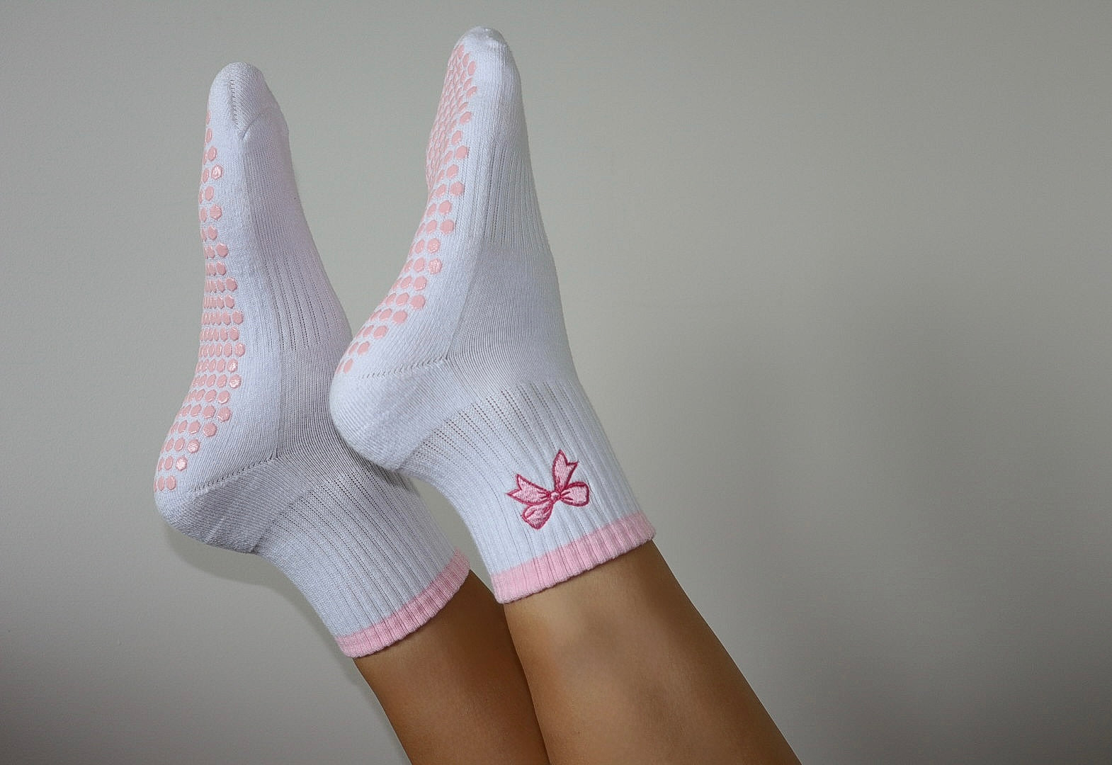 PILATES GRIP SOCKS - BLUSH