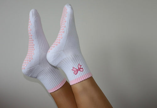 PILATES GRIP SOCKS - BLUSH