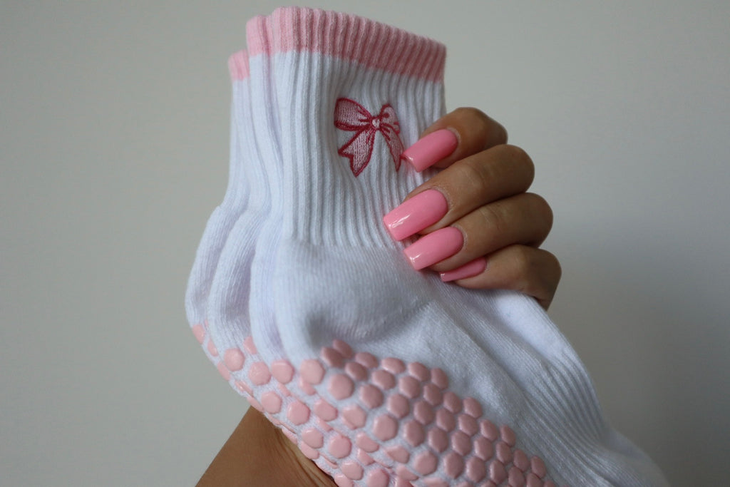 PILATES GRIP SOCKS - BLUSH